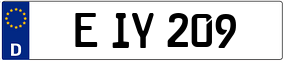 Truck License Plate